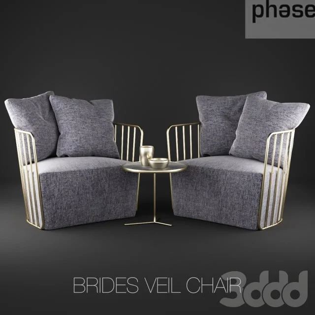 Phase armchair Brides Veil